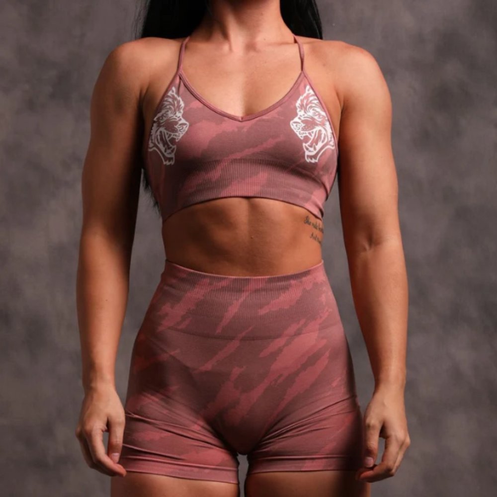 Darc Sport *SET* Ohana Drop She Seamless Everson Full Set Cloud Pink Native Camo